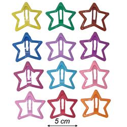 Clic-clac Stella Metallo Smaltato Colora